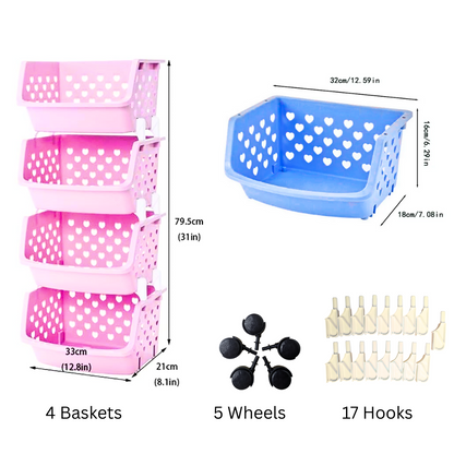 Household Storage Rack - 4 Layer